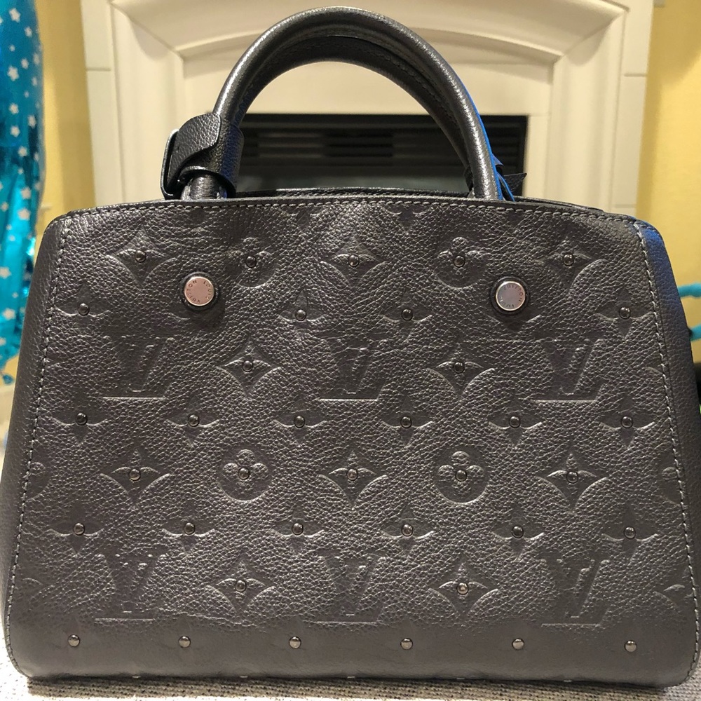 Louis Vuitton Empreinte studded Montaigne BB black - Picture 3 of 9